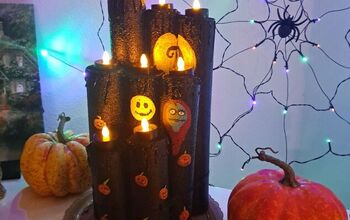 🎃🕯🖤FAUX BLACK CANDLES 🕯