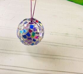 5 Styrofoam Circles Shaped to Make Christmas Ornaments With. This