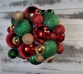 DIY Gold Ornaments made from large styrofoam balls #DIY #FYP #Christma, DIY Ornament