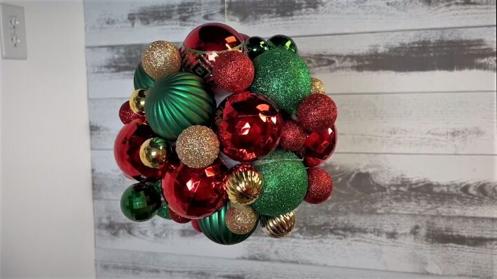 diy styrofoam ball christmas ornaments, DIY ornament ball