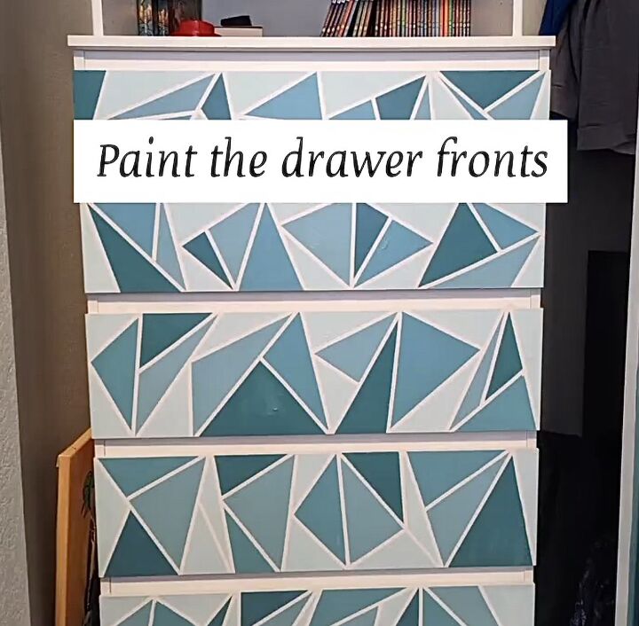 diy dresser makeover, Painting the dresser