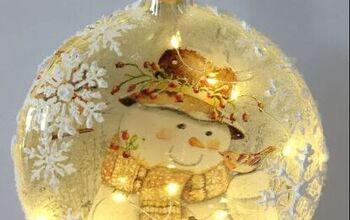 How to Decoupage Christmas Ornaments in 4 Different Ways
