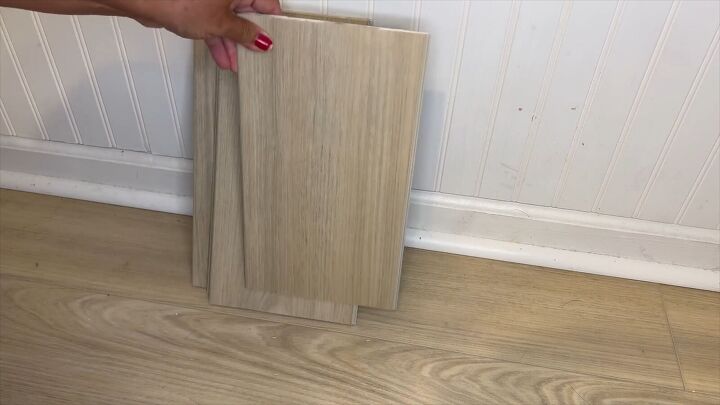 Vinyl planks cut to size