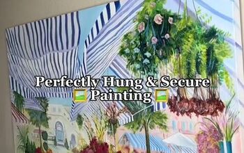 How to Hang a Painting With Wire, Nails & Forks!