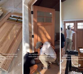 front door makeover, Solid mahogany wood doors from Simpson Door Company