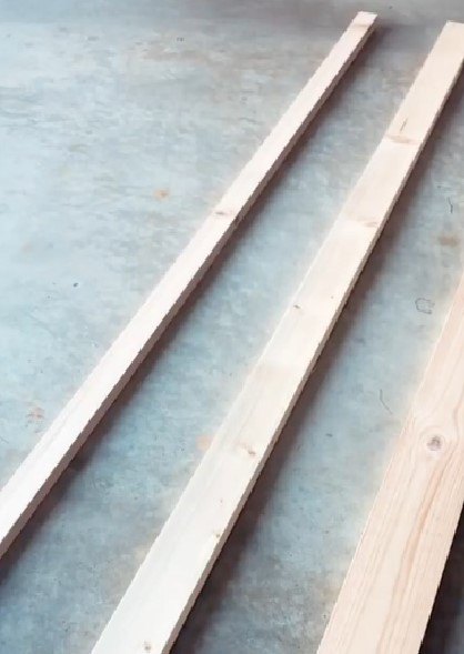 diy picture ledge, Measuring the ledge pieces