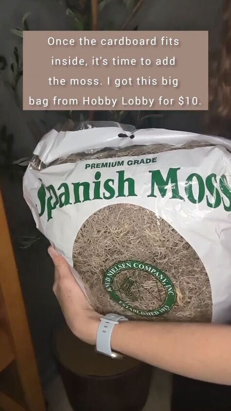 how to make fake plants look real, Spanish moss
