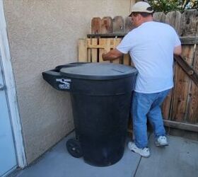 How to build a pallet trash can enclosure