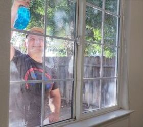 Instead of hanging curtains, this homeowner has a crazy-creative way to add privacy