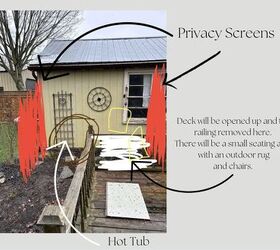 impresionante cambio de imagen de patio trasero con pantallas de privacidad hideaway