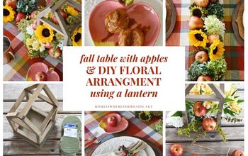 DIY Floral Lantern and Apple-themed Table for Fall