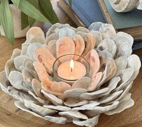 How to Make an Oyster Shell Candle Holder