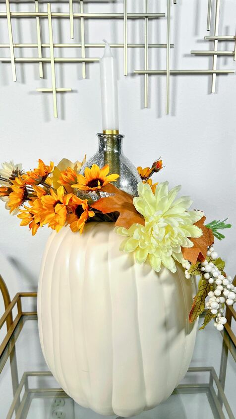 DIY fall pumpkin decor