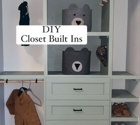 DIY built-in closet