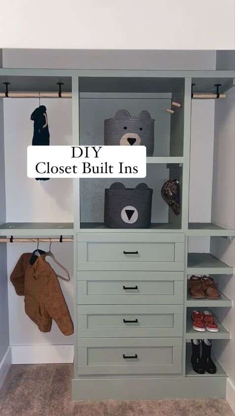 DIY built-in closet