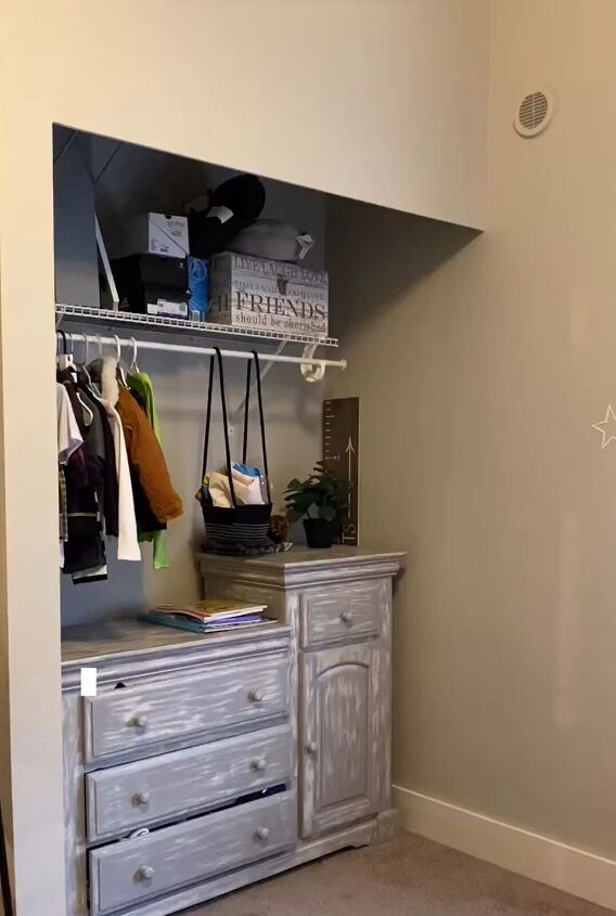 Closet before