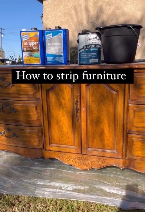 How to strip furniture