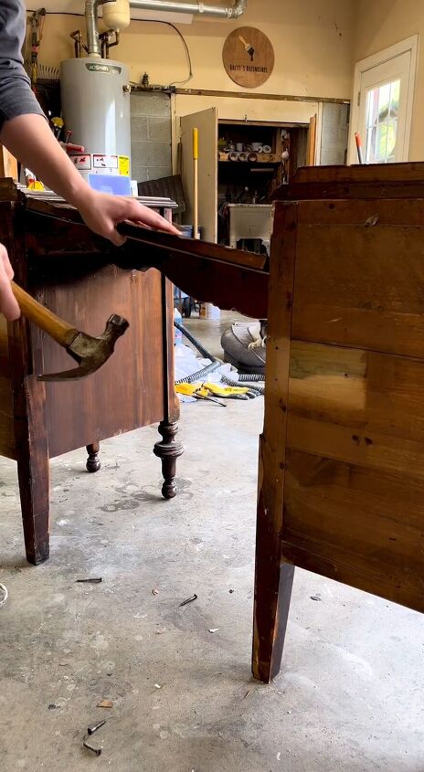 vanity into nightstands, Separating the vanity into nightstands