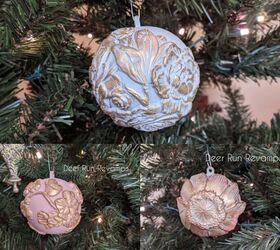 DIY paperclay applique ornaments
