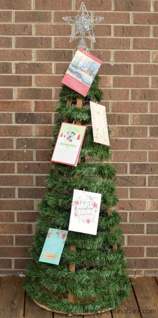 Christmas card ornaments