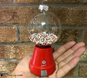 Mini gumball machine ornament