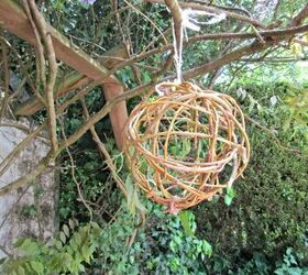 DIY willow ball ornament