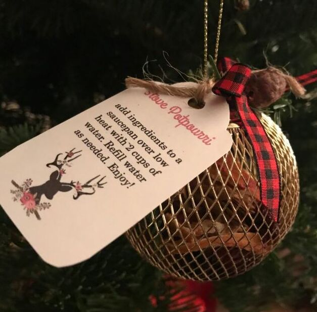 diy rustic christmas ornaments, Potpourri ornaments
