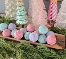 Faux-flocked ornaments