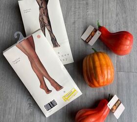 Slide pumpkins into fishnet stockings for this fall idea you definitely haven't seen yet