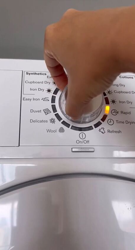 Setting the dryer