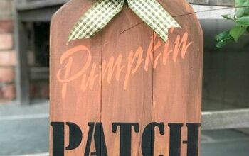 Standing Pallet Pumpkin Patch Sign