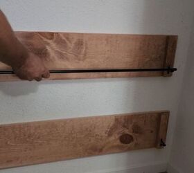 Affordable shoe rack DIY with wooden boards