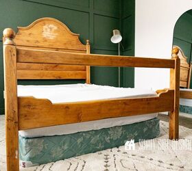 It doesn't take much to make your old, classic bedframe look fresh and modern