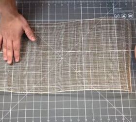 Cut pieces of deco mesh