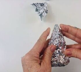 Making a cone out of tin foil