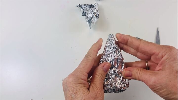 Making a cone out of tin foil