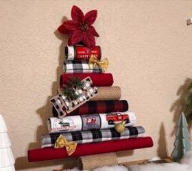 How to Make a Cardboard Christmas Tree With Wrapping Paper Tubes