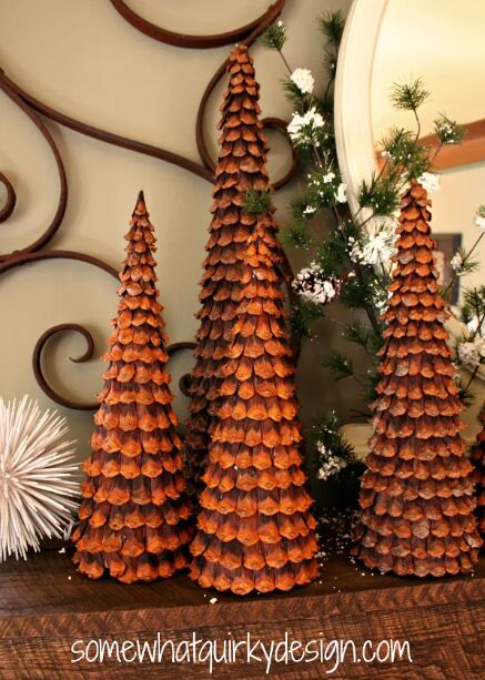 Pine cone bract cone Christmas trees