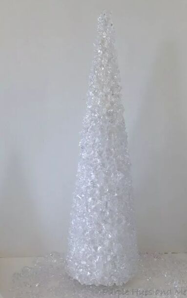 Crystal ice filler cone Christmas tree