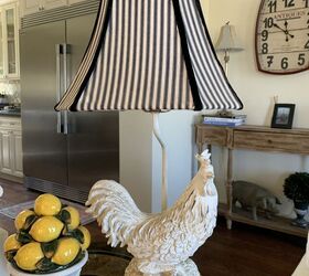 upstyle your lampshade to country chic no para el tipo tambor