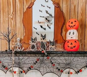 DIY Decoración de Halloween: Gatos negros y calabazas de madera de 2x4