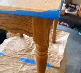 mesa auxiliar de tienda de segunda mano reformada con chalk paint, mesa auxiliar de tienda de segunda mano con chalk paint