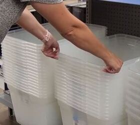 Decorating Plastic Storage Bins, How to Revamp Containers