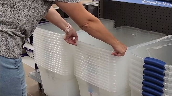 decorating plastic storage bins, Crafting a stylish storage solution from a plastic bin