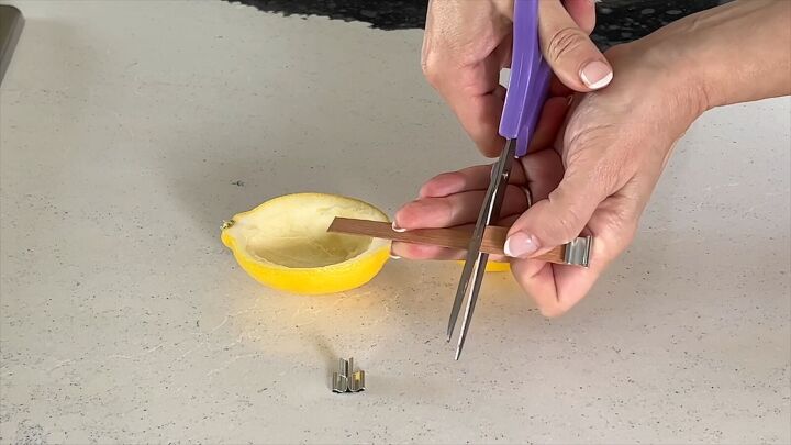 how to make homemade candles, Creative fruit candle DIY ideas