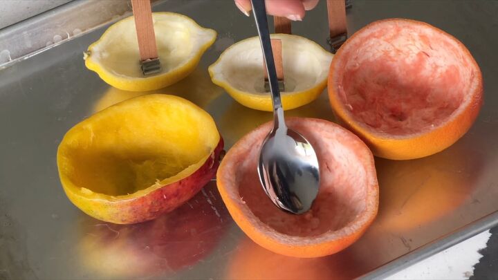 how to make homemade candles, Homemade fruit candle decoration tips