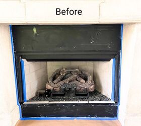 How she made her eyesore electric fireplace look incredible (and expensive!)