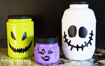 Upcycled Halloween Jars