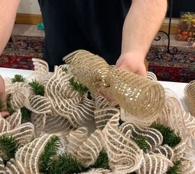 Step-by-step wreath crafting tutorial