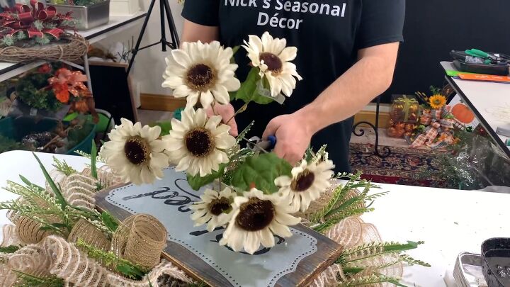 Sunflowers for year-round wreath designs
